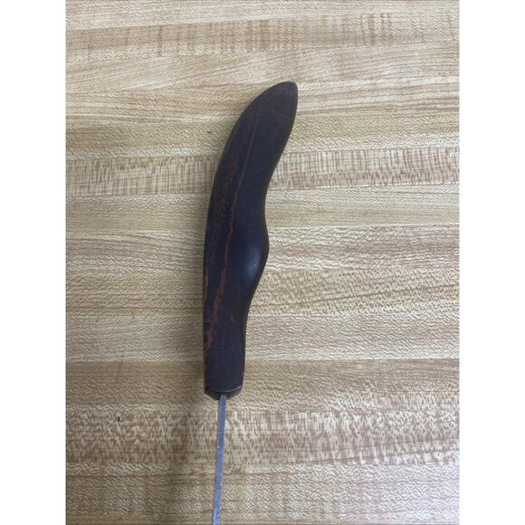 Cutco #15 Ladle Stainless Brown Red Wood Swirl Handle Double Spout USA - Picture 9 of 10